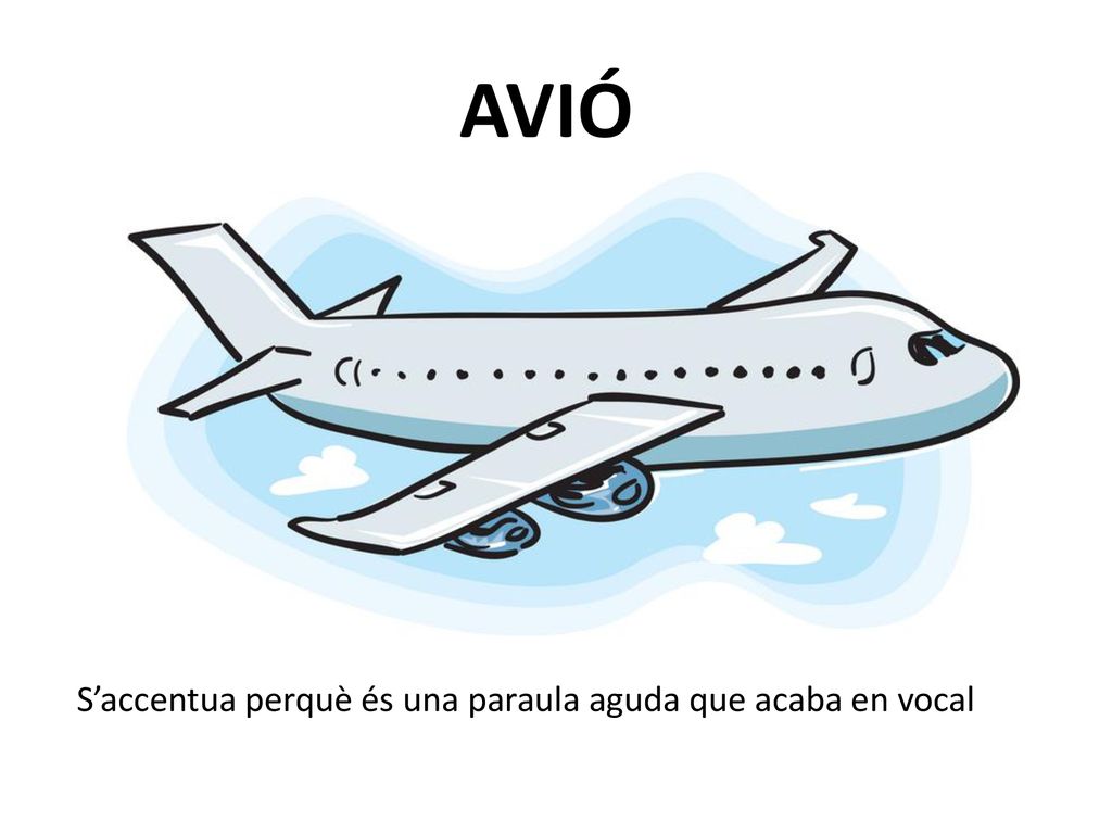 AVIÓ S’accentua perquè és una paraula aguda que acaba en vocal
