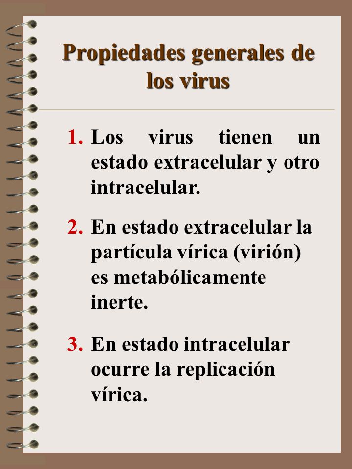 Propiedades generales de los virus