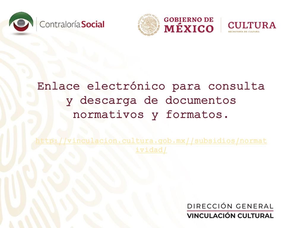 Enlace electrónico para consulta y descarga de documentos normativos y formatos.
