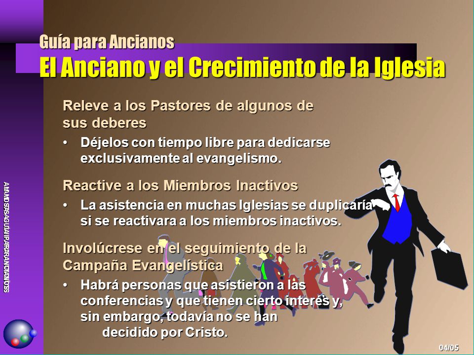 Guía para Ancianos El Anciano y el Crecimiento de la Iglesia