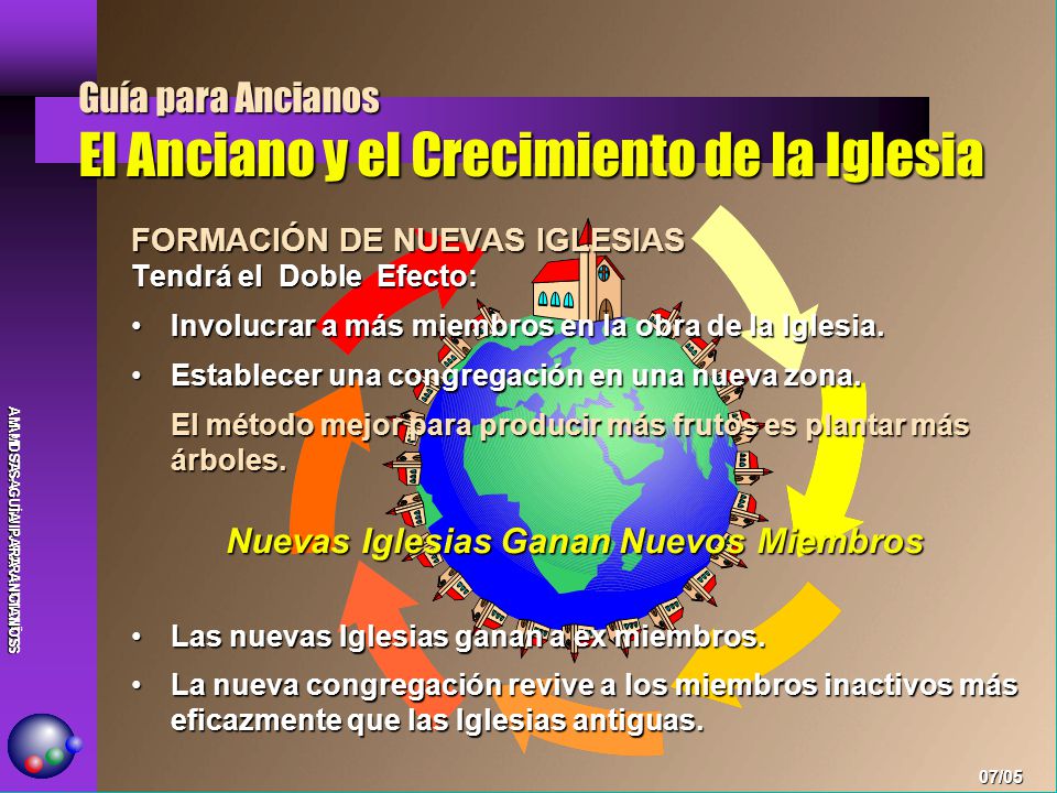 Guía para Ancianos El Anciano y el Crecimiento de la Iglesia