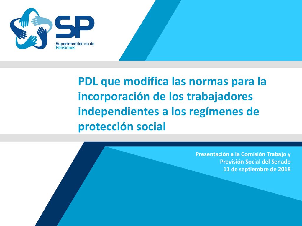 PDL que modifica las normas para la incorporación de los trabajadores independientes a los regímenes de protección social