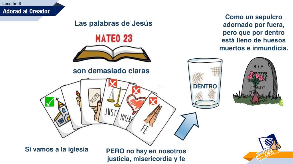 PERO no hay en nosotros justicia, misericordia y fe