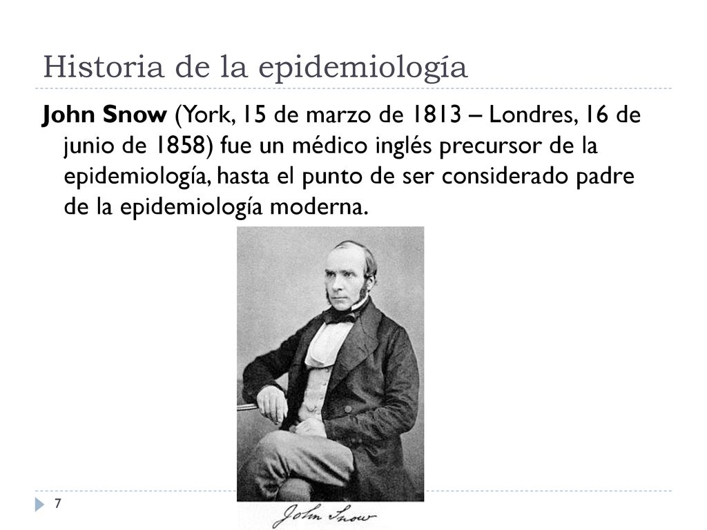 Historia de la Epidemiología - ppt descargar