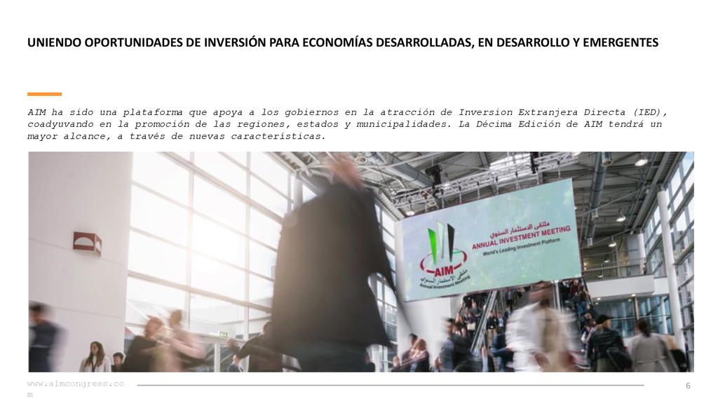 UNIENDO OPORTUNIDADES DE INVERSIÓN PARA ECONOMÍAS DESARROLLADAS, EN DESARROLLO Y EMERGENTES