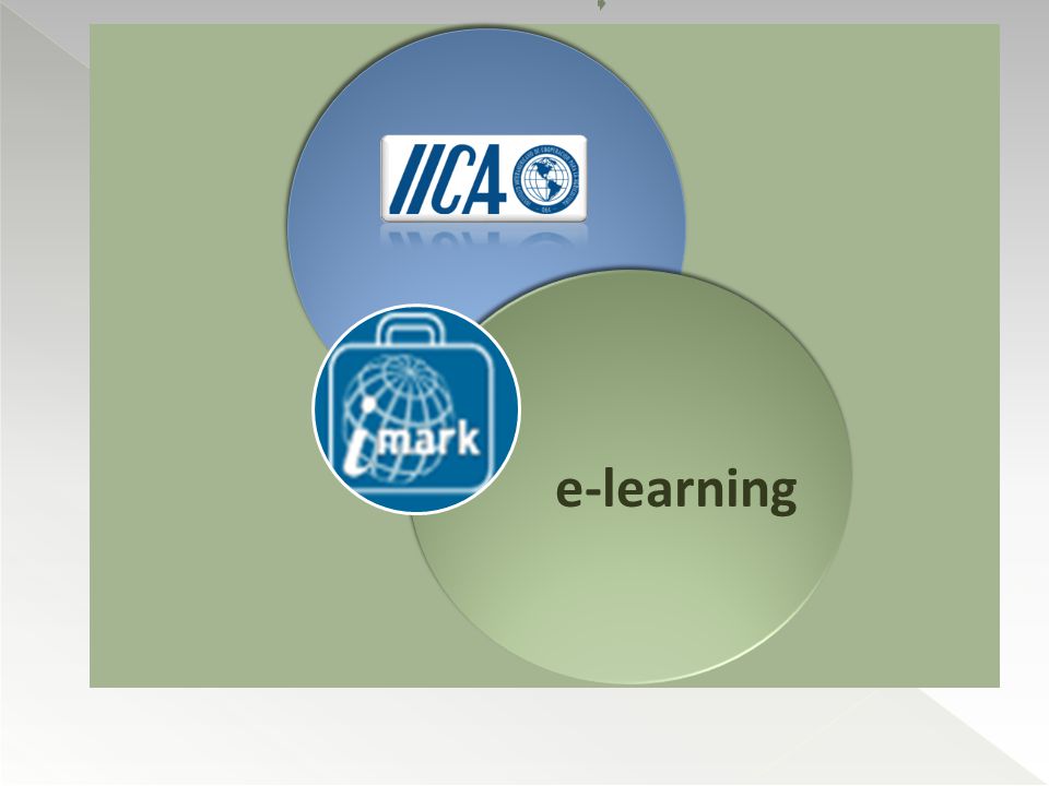 e-learning Incursión del IICA en el e-learning apoyado en IMARK