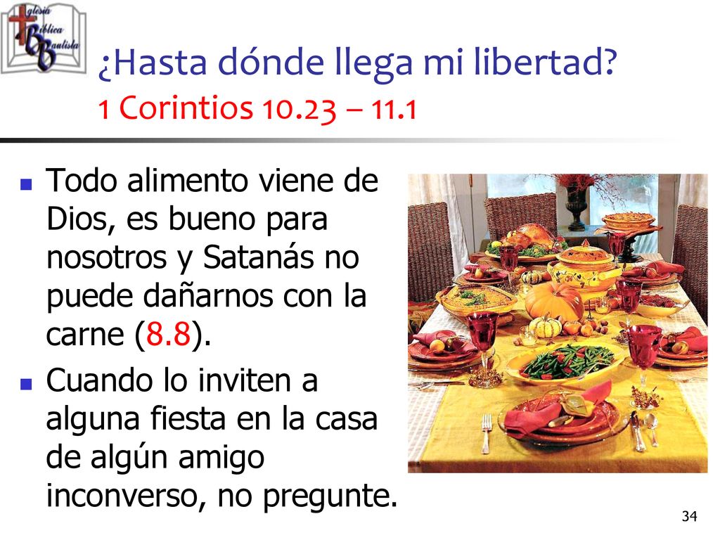 ¿Hasta dónde llega mi libertad 1 Corintios – 11.1