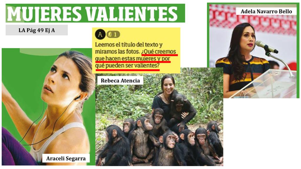 Adela Navarro Bello LA Pág 49 Ej A Rebeca Atencia Araceli Segarra