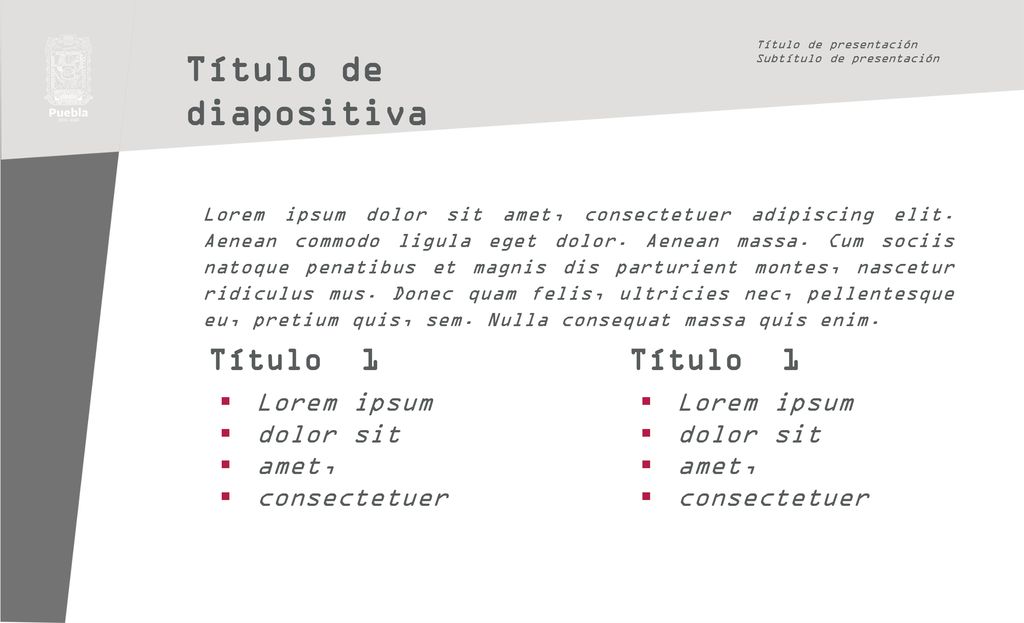 Título de diapositiva Título 1 Título 1 Lorem ipsum dolor sit amet,