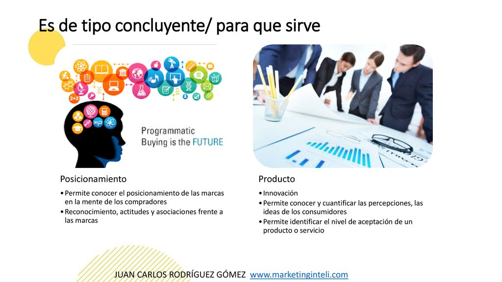 Es de tipo concluyente/ para que sirve