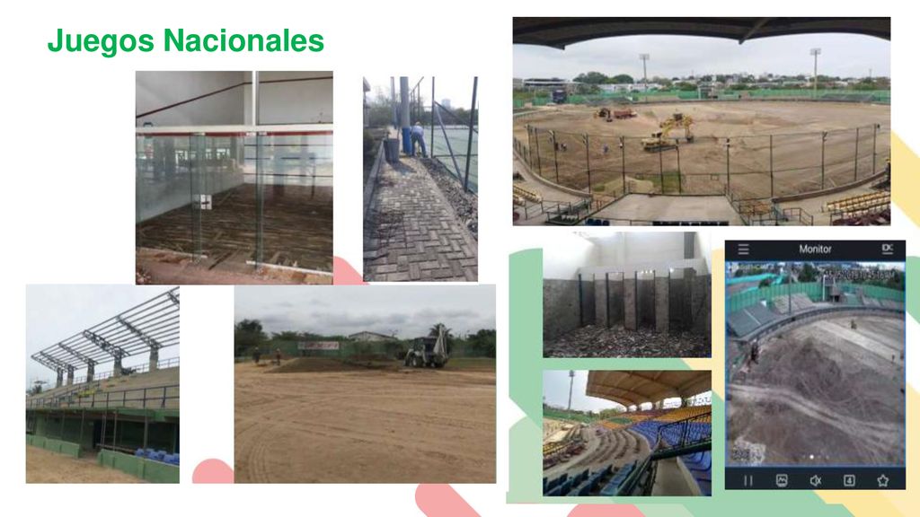 Juegos Nacionales * En azul canales priorizados Etapa 1
