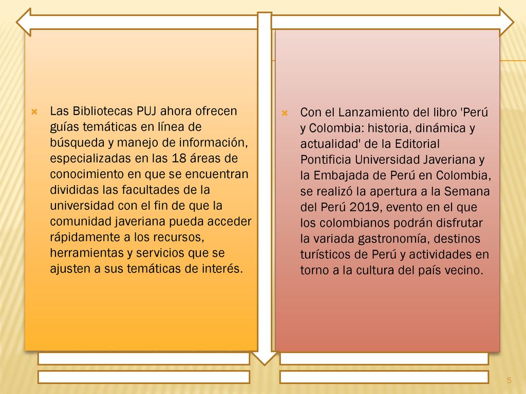 Las Bibliotecas PUJ ahora ofrecen guías temáticas en línea de búsqueda y manejo de información, especializadas en las 18 áreas de conocimiento en que se encuentran divididas las facultades de la universidad con el fin de que la comunidad javeriana pueda acceder rápidamente a los recursos, herramientas y servicios que se ajusten a sus temáticas de interés.