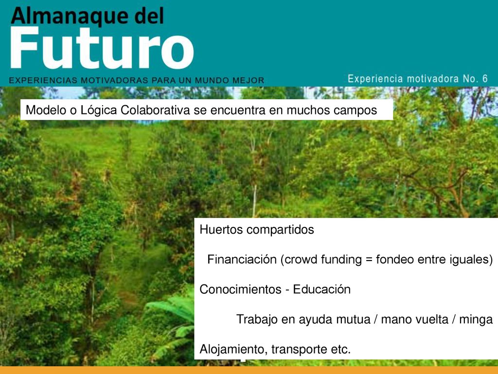 Modelo o Lógica Colaborativa se encuentra en muchos campos