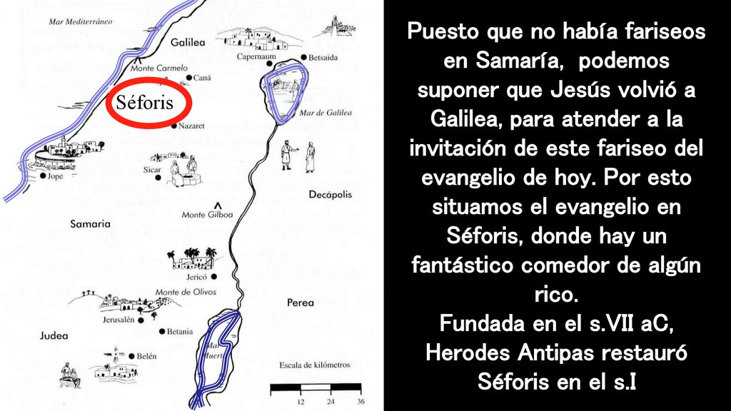 Fundada en el s.VII aC, Herodes Antipas restauró Séforis en el s.I