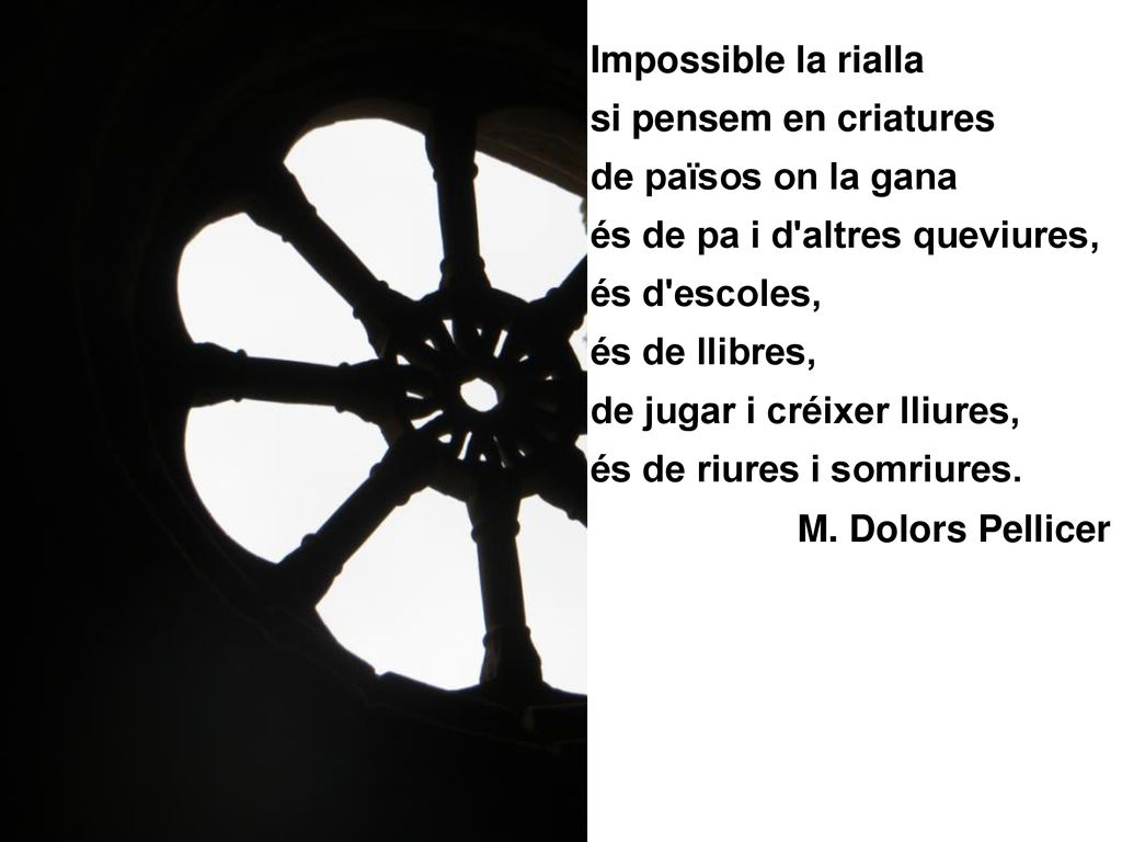 Fem un cant a l’esperança, ja que el Nadal ha tornat!
