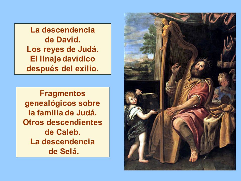 Los reyes de Judá. El linaje davídico después del exilio.