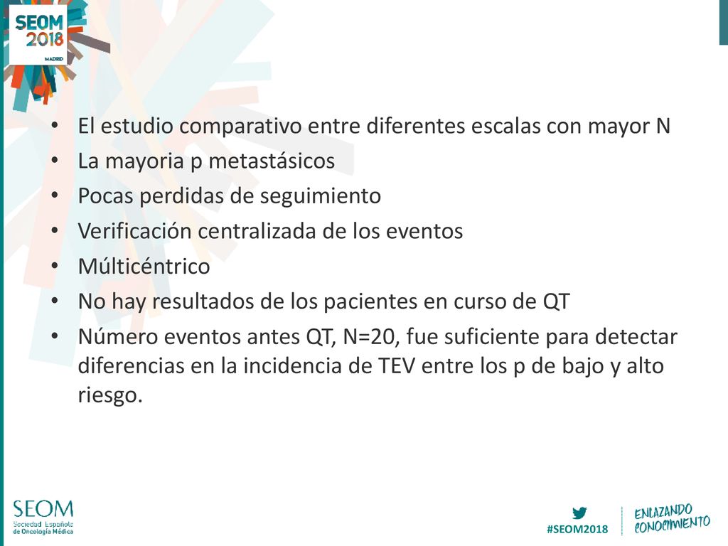 El estudio comparativo entre diferentes escalas con mayor N