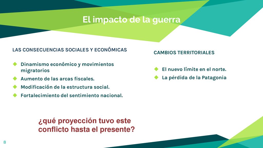 El impacto de la guerra LAS CONSECUENCIAS SOCIALES Y ECONÓMICAS. Dinamismo económico y movimientos migratorios.