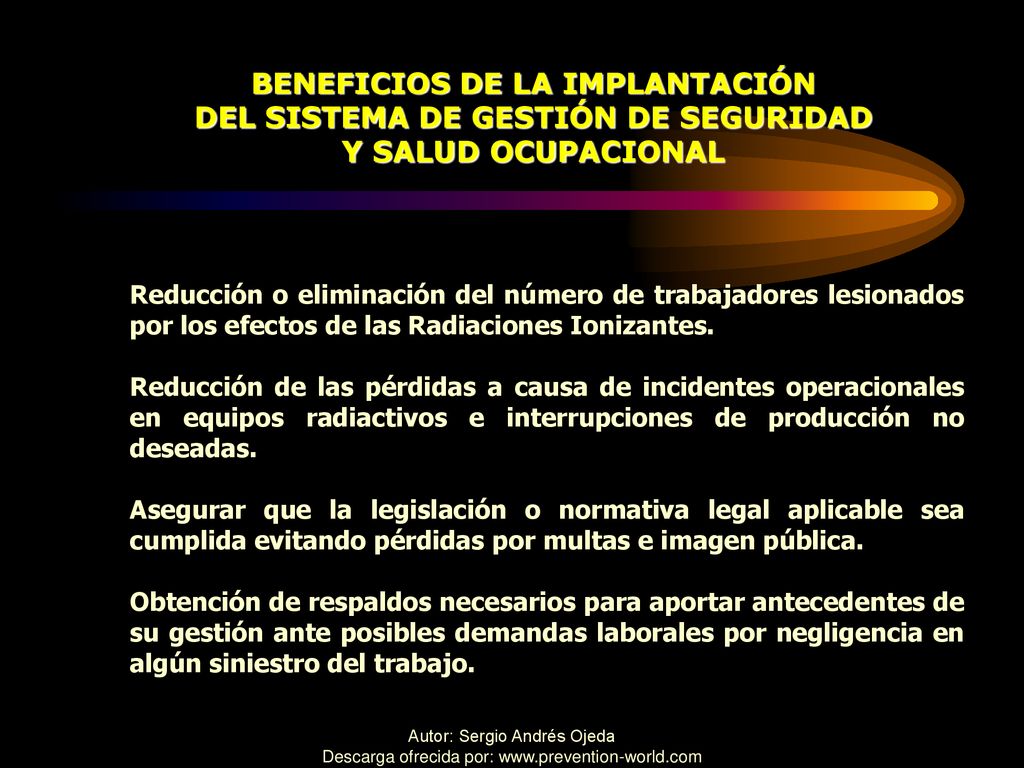 BENEFICIOS DE LA IMPLANTACIÓN DEL SISTEMA DE GESTIÓN DE SEGURIDAD