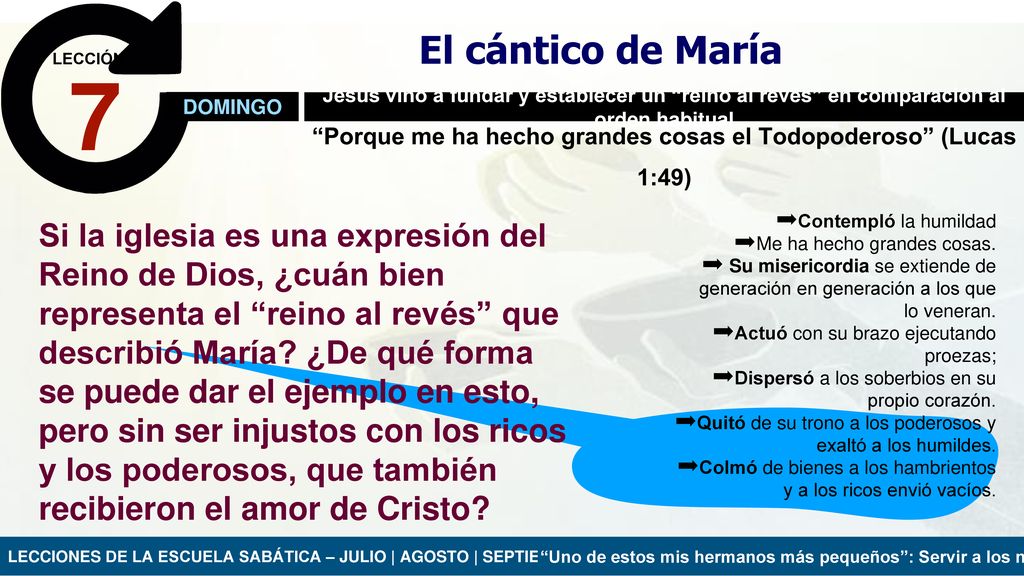 Porque me ha hecho grandes cosas el Todopoderoso (Lucas 1:49)