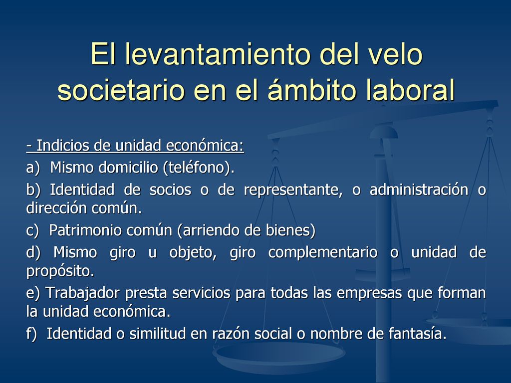 El levantamiento del velo societario en el ámbito laboral