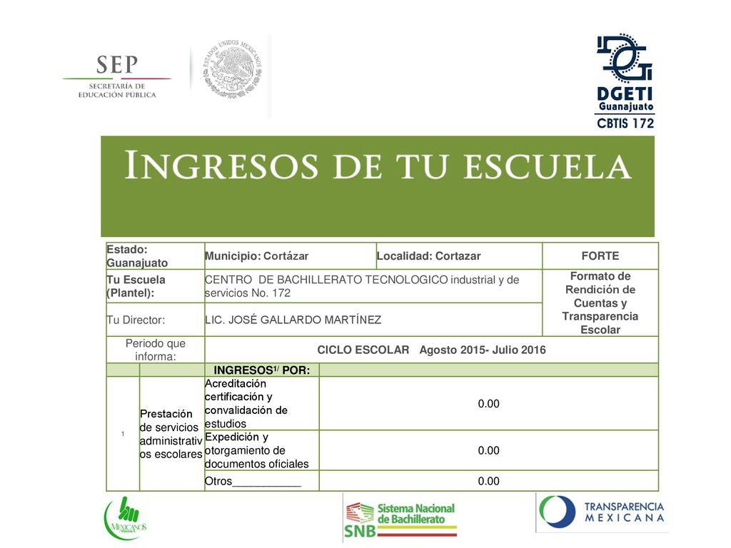 CENTRO DE BACHILLERATO TECNOLOGICO industrial y de servicios No. 172
