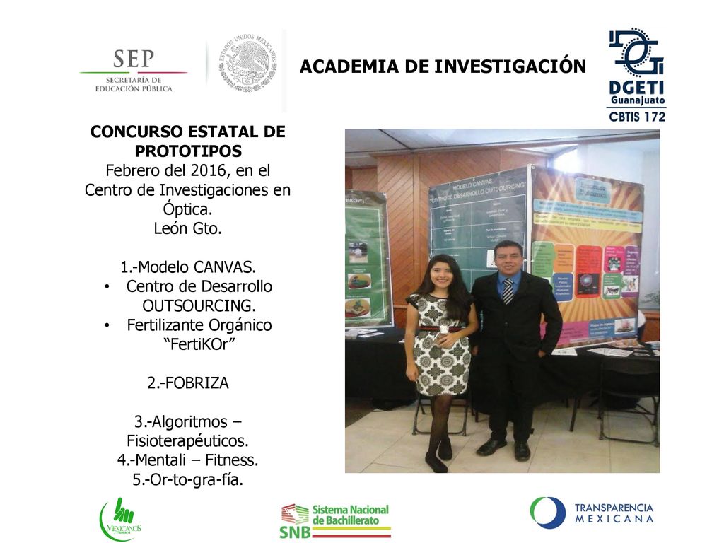 ACADEMIA DE INVESTIGACIÓN CONCURSO ESTATAL DE PROTOTIPOS