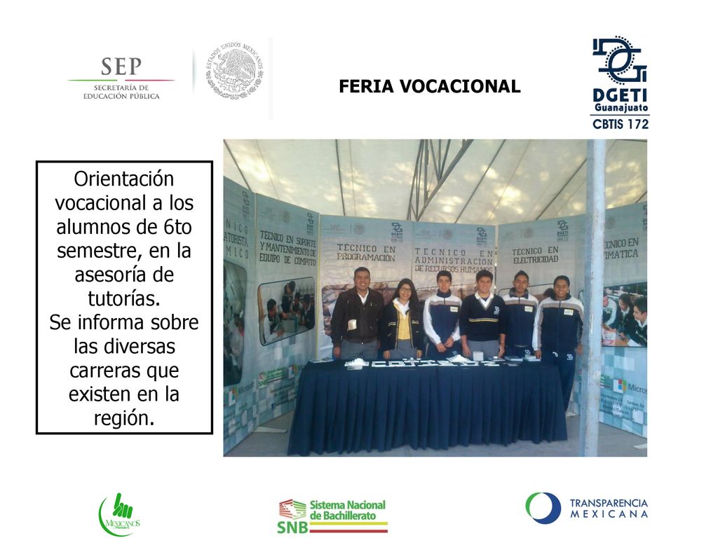 Se informa sobre las diversas carreras que existen en la región.