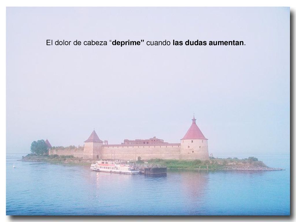 El dolor de cabeza deprime cuando las dudas aumentan.