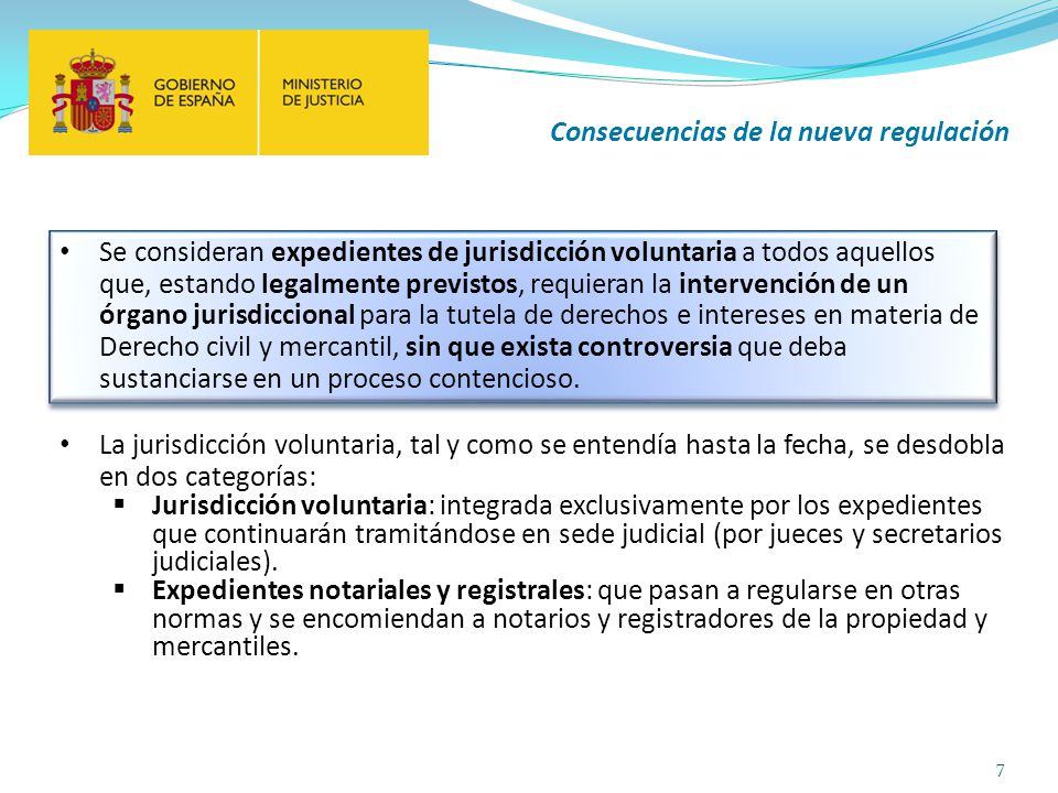 Consecuencias de la nueva regulación