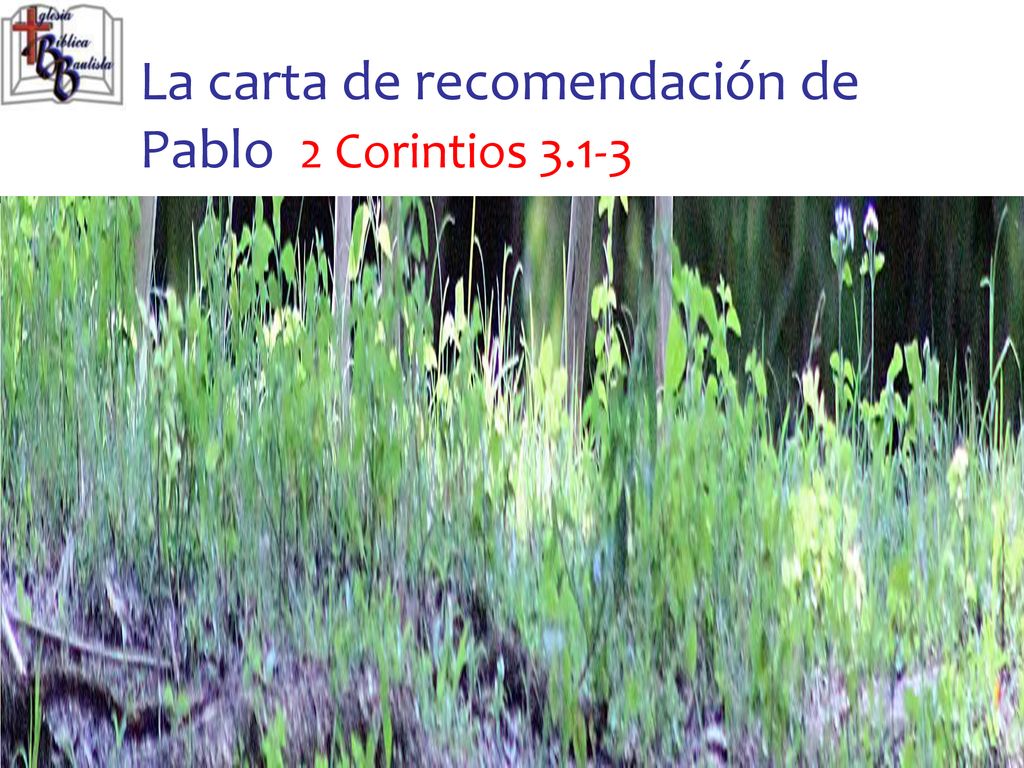 La carta de recomendación de Pablo 2 Corintios 3.1-3