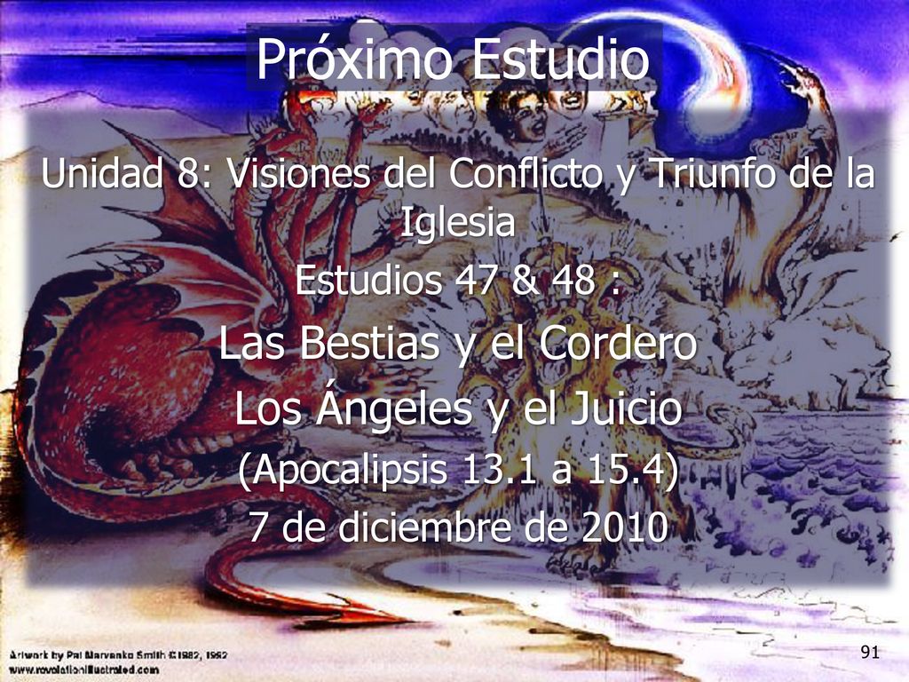 Próximo Estudio Las Bestias y el Cordero Los Ángeles y el Juicio