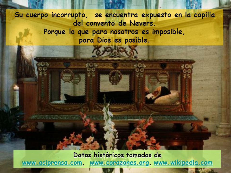Porque lo que para nosotros es imposible, para Dios es posible.