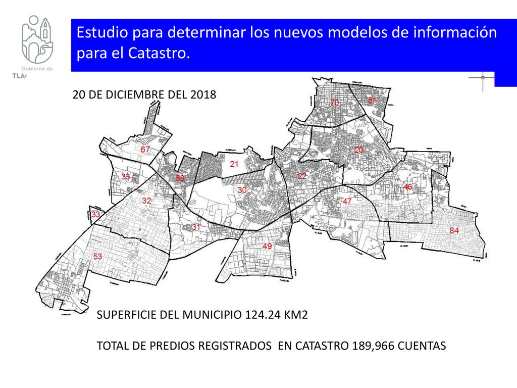 Estudio para determinar los nuevos modelos de información para el Catastro.