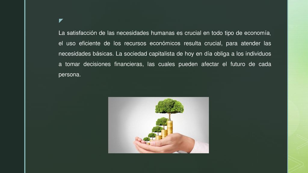 La satisfacción de las necesidades humanas es crucial en todo tipo de economía, el uso eficiente de los recursos económicos resulta crucial, para atender las necesidades básicas.