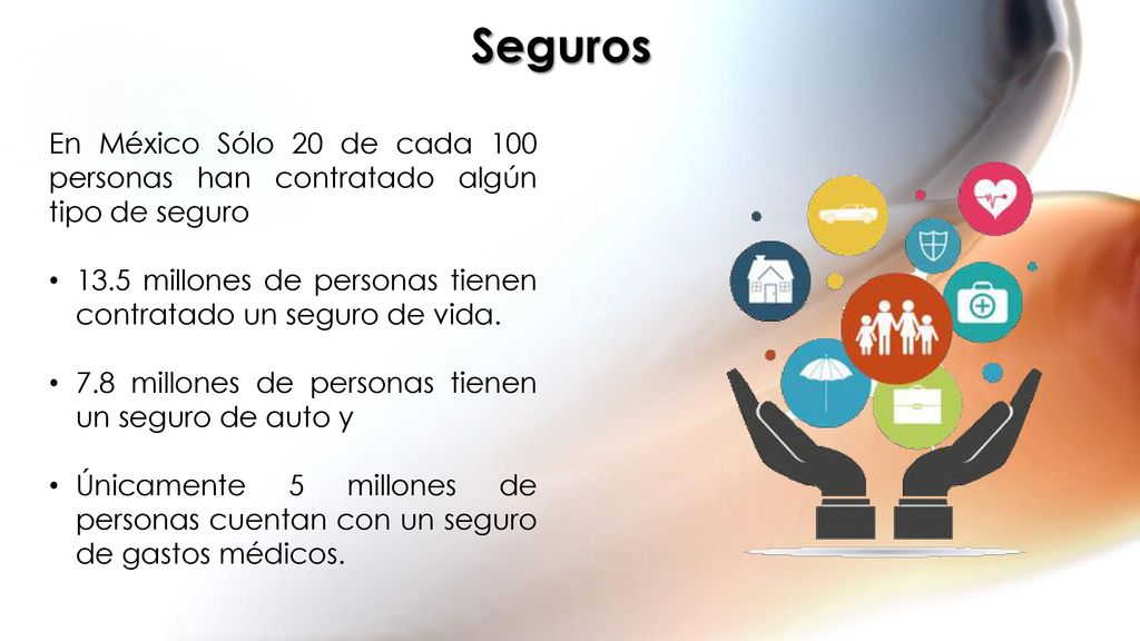 Seguros En México Sólo 20 de cada 100 personas han contratado algún tipo de seguro millones de personas tienen contratado un seguro de vida.