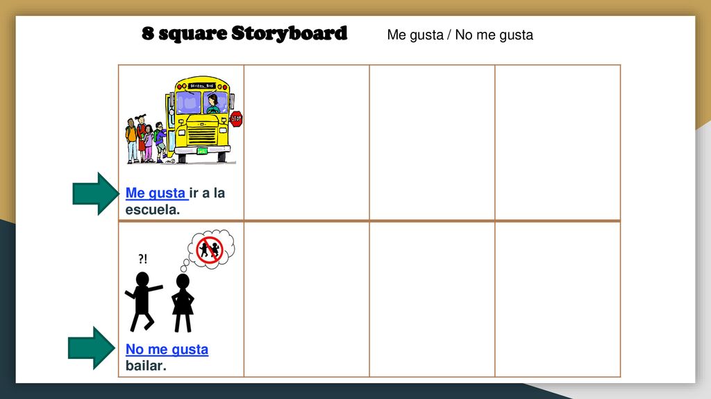 8 square Storyboard Me gusta / No me gusta