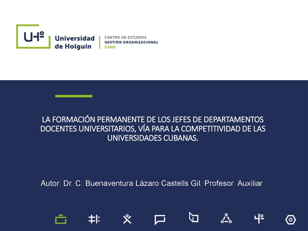 Autor: Dr. C. Buenaventura Lázaro Castells Gil. Profesor Auxiliar