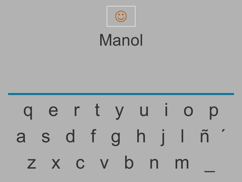  Manol. q e r t y u i o p.