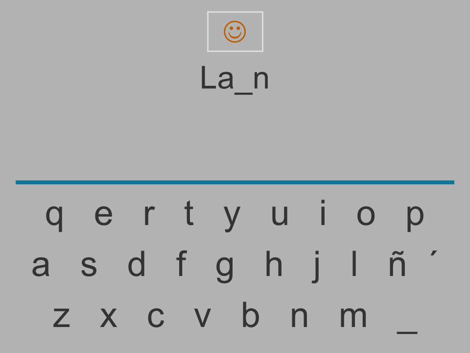  La_n. q e r t y u i o p.