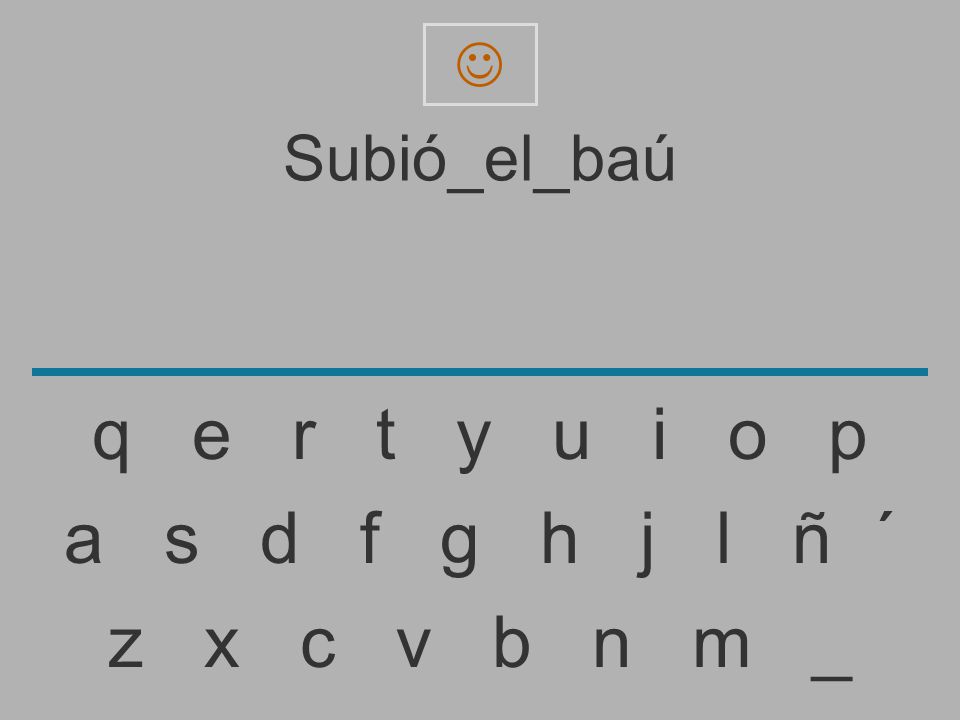  Subió_el_baú. q e r t y u i o p.