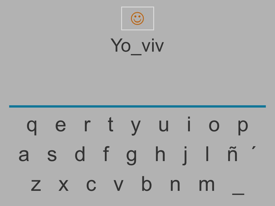  Yo_viv. q e r t y u i o p.