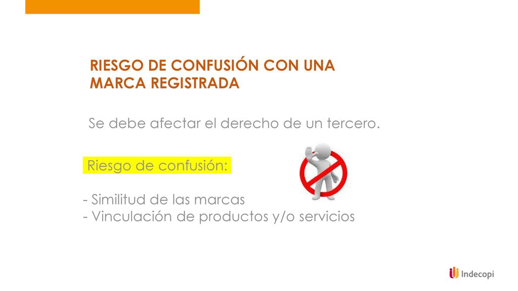 RIESGO DE CONFUSIÓN CON UNA MARCA REGISTRADA