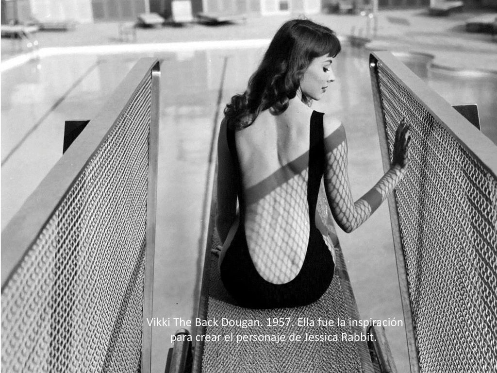 Vikki The Back Dougan Ella fue la inspiración para crear el personaje de Jessica Rabbit.
