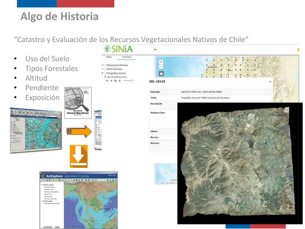 Algo de Historia Catastro y Evaluación de los Recursos Vegetacionales Nativos de Chile Uso del Suelo.