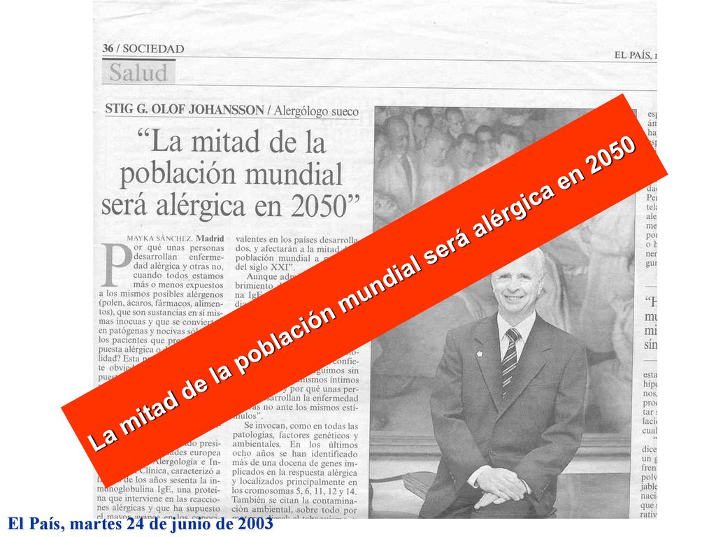 La mitad de la población mundial será alérgica en 2050