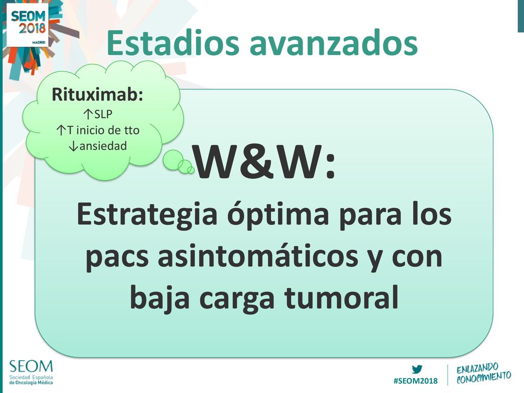 Estrategia óptima para los pacs asintomáticos y con baja carga tumoral