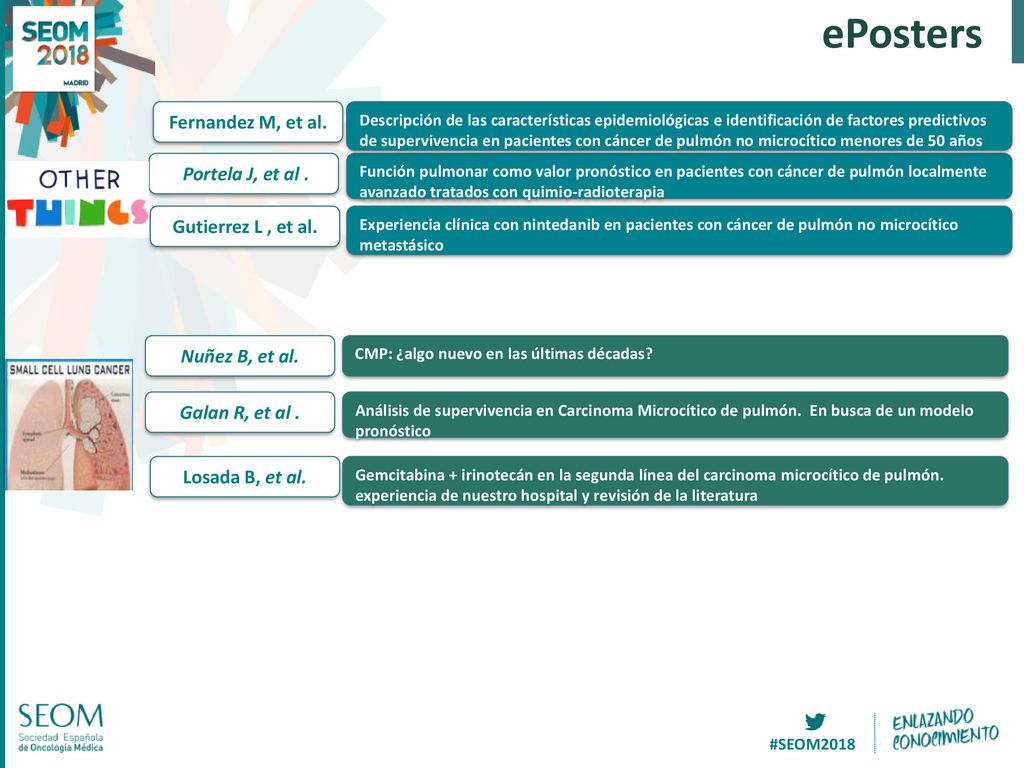 ePosters Fernandez M, et al. Portela J, et al . Gutierrez L , et al.