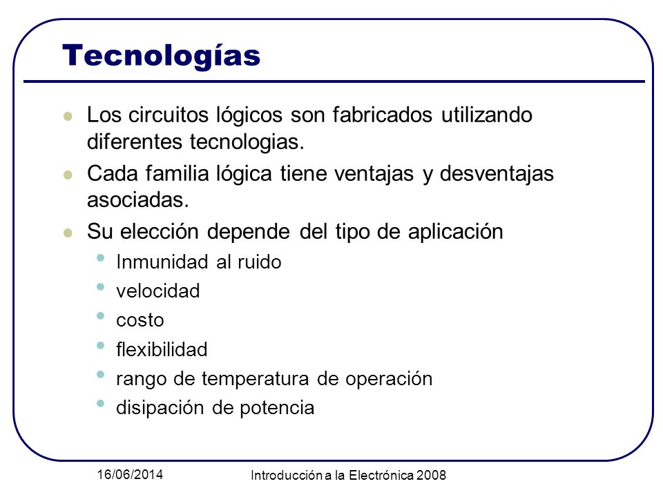 Introducción a la Electrónica 2008