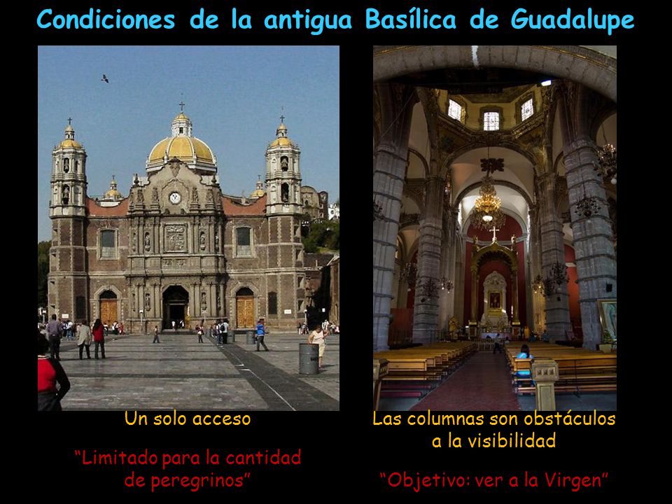 Condiciones de la antigua Basílica de Guadalupe